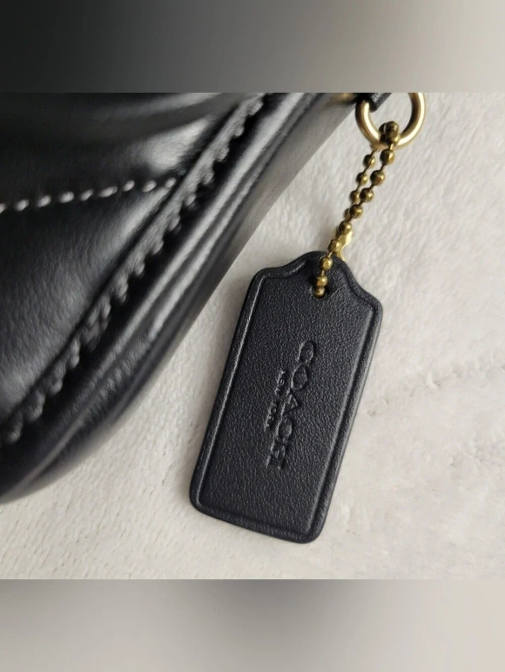 Authentic Coach Hayden Crossbody in Black Quilted Leather